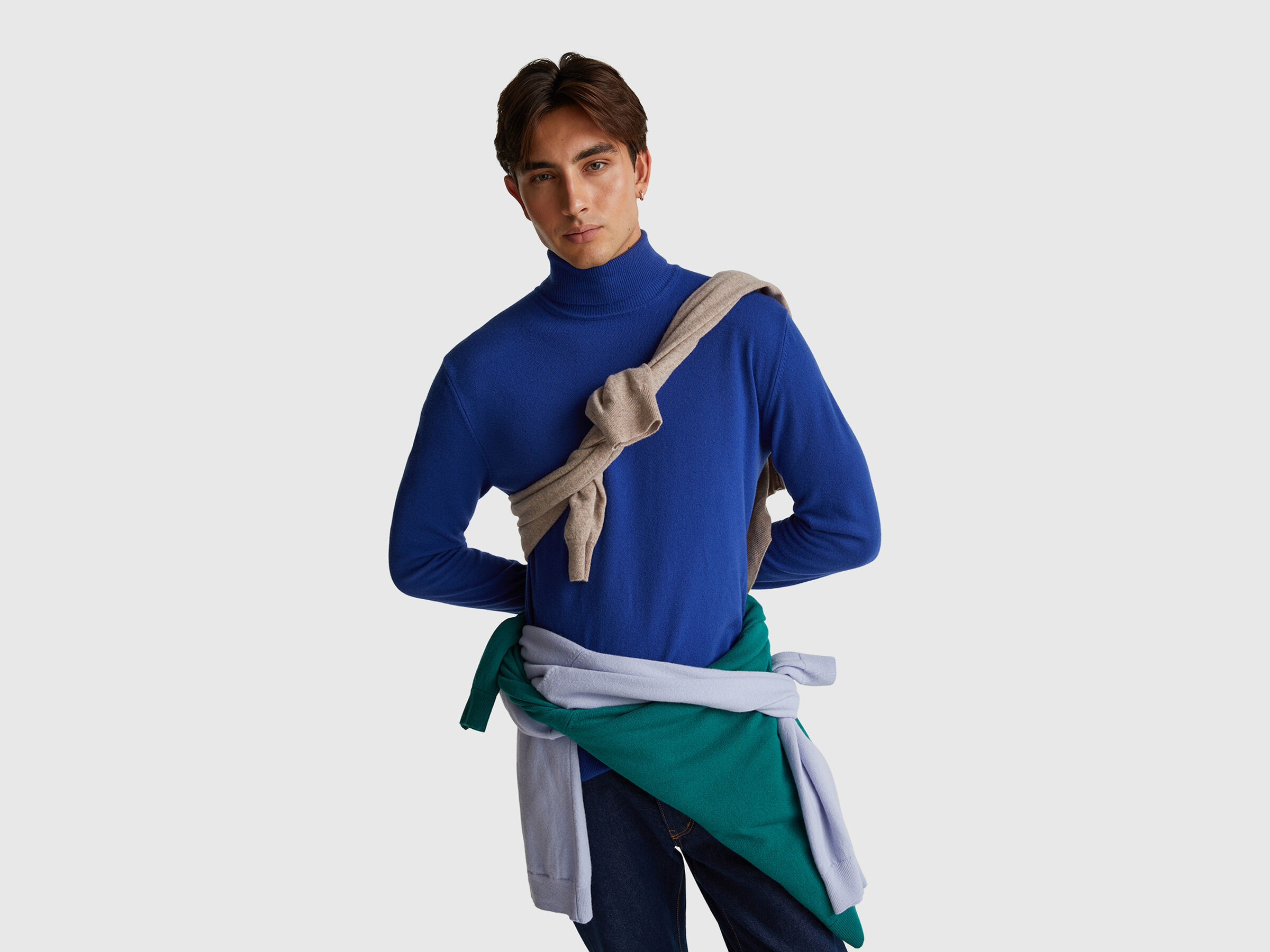 TURTLE NECK SWEATER Men image number 3
